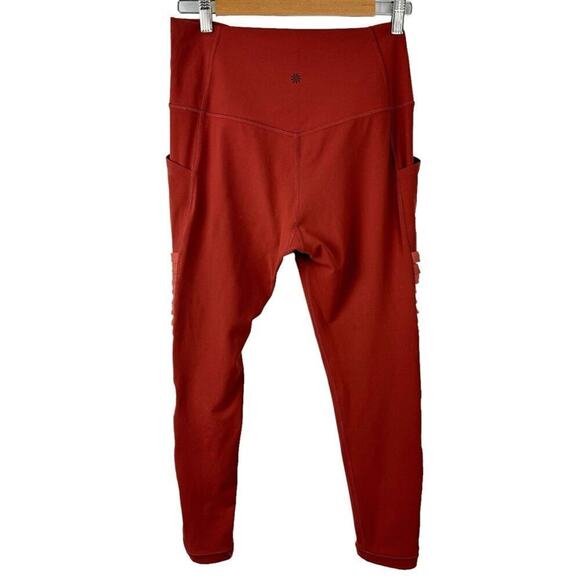 Athleta Salutation Stash Pocket II Twist 7/8 Tight in Russet Brown High Rise L - Picture 8 of 16